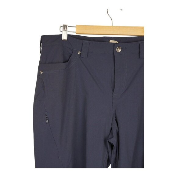 Duluth Trading Pants Womens Blue Flexpedition Cargo Crop Hike Trail 18 x 31 - Picture 3 of 9